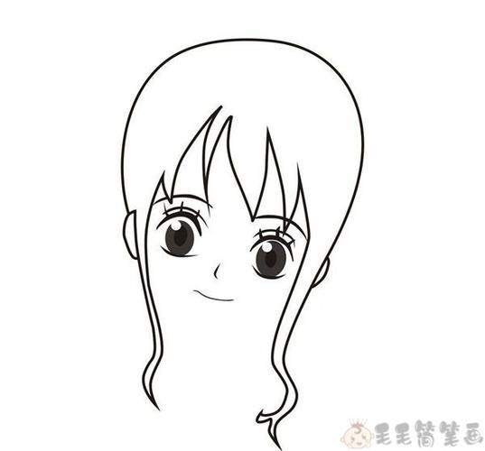 海贼王娜美人物简笔画头像教程