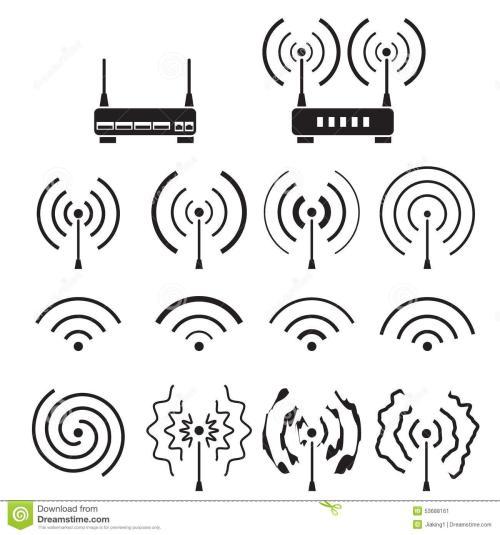 wifi创意简笔画