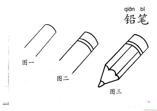 简笔画启蒙《铅笔》画法 铅笔简笔画分步骤详解